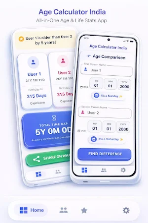 Age Calculator - Offline DOB Screenshot 3