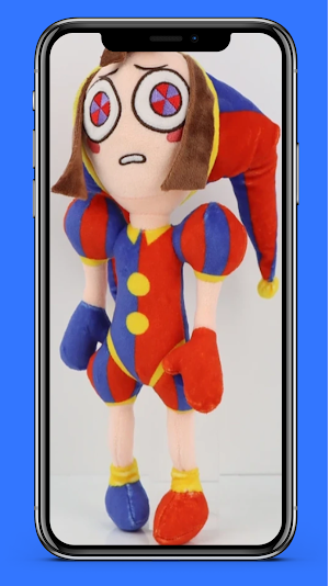 Pomni Cute Digital Wallpaper Screenshot 1