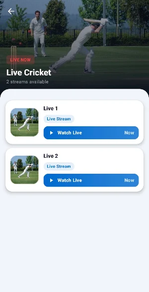 Live Cricket TV 2026 Screenshot 2