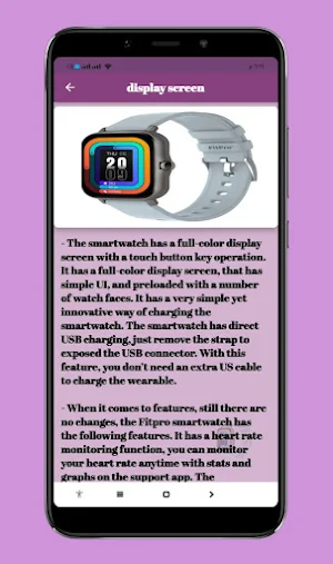 fitpro smart watch Guide Screenshot 0