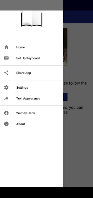 Keyboard for writing in Wamey Screenshot 2
