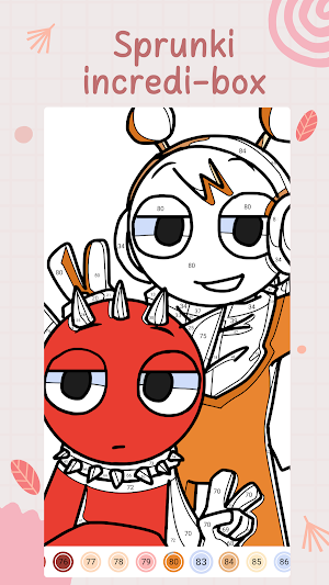 Sprunki Coloring by Number Screenshot 1