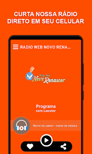 Rádio Web Novo Renascer Screenshot 0