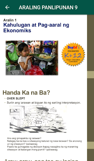 Araling Panlipunan 9 Screenshot 1