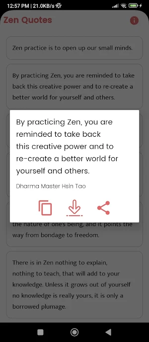 Zen Quotes and Sayings Screenshot 3