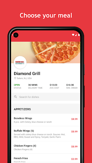 Diamond Grill Restaurant Screenshot 0