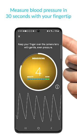 OptiBP Blood Pressure Screenshot 0
