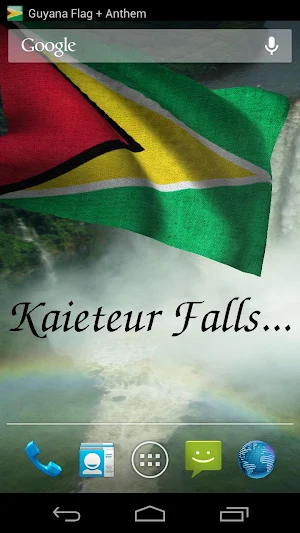 Guyana Flag Live Wallpaper Screenshot 1