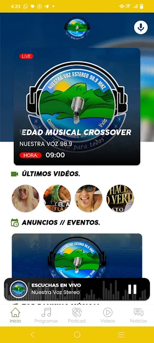 Nuestra Voz Stereo Screenshot 1