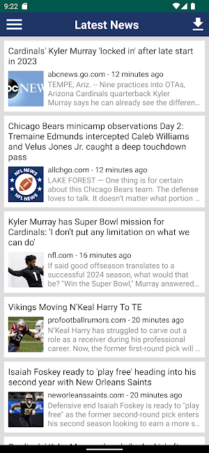 NFL News - American Football Screenshot 0