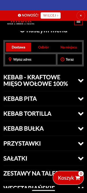 NASIR Kebab & Burger Kożuchów Screenshot 0