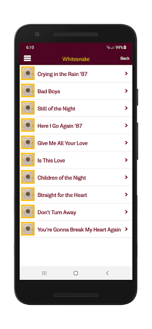 Whitesnake Lyrics & Wallpapers Screenshot 2