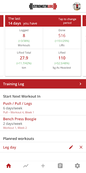 StrengthLog Screenshot 0