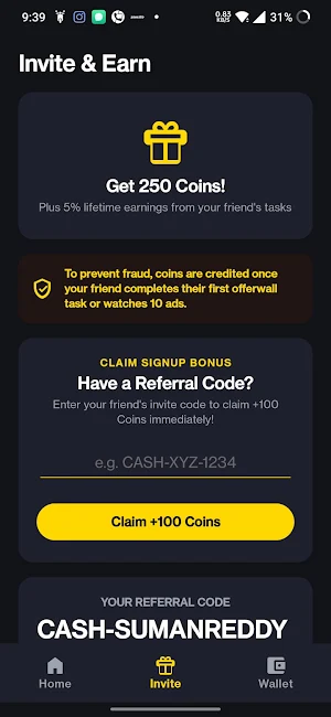 CashSpark : Earn Money Screenshot 2