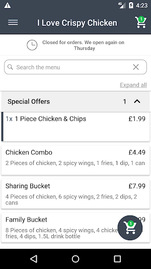 I Love Crispy Chicken Screenshot 1