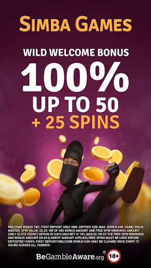 Simba Games: Slots & Casino Screenshot 1