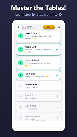 Multiply Master : Times Tables Screenshot 2