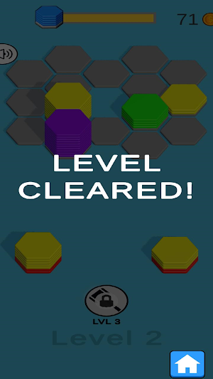 Hex-Block Puzzles offline game Screenshot 2