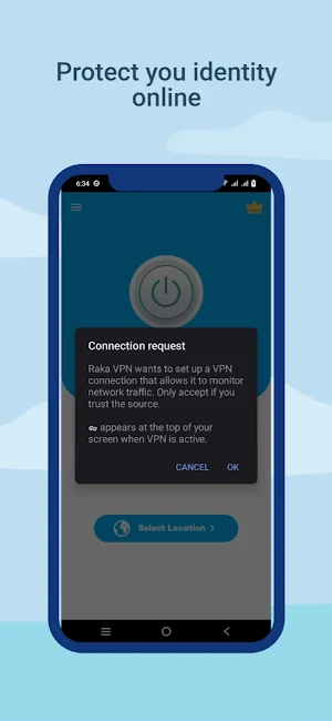 Raka Vpn - Secure VPN Proxy Screenshot 1