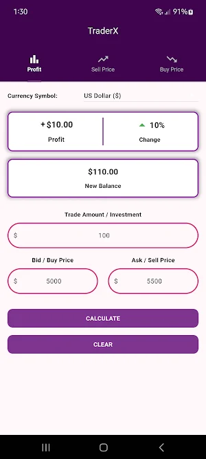 TraderX - Trading Calculator Screenshot 0
