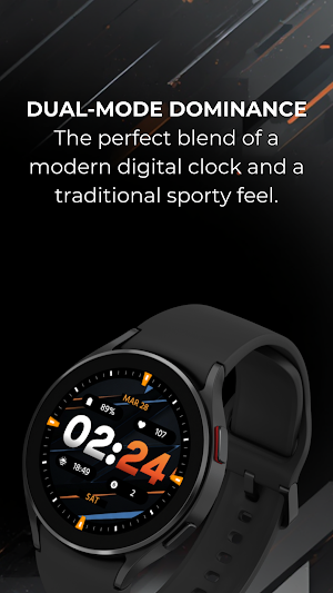 ID008: Sporty Watch Face Screenshot 1