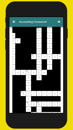 Accounting Crossword Screenshot 2