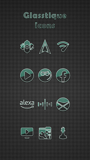 Glasstique Emerald Icon Pack Screenshot 3
