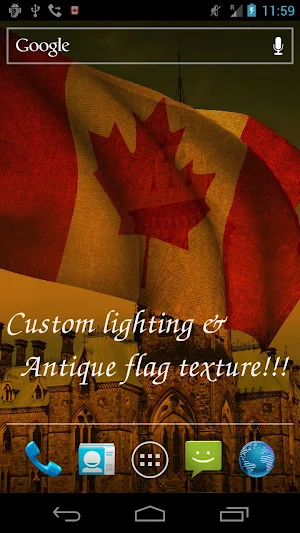 Canada Flag Live Wallpaper Screenshot 3