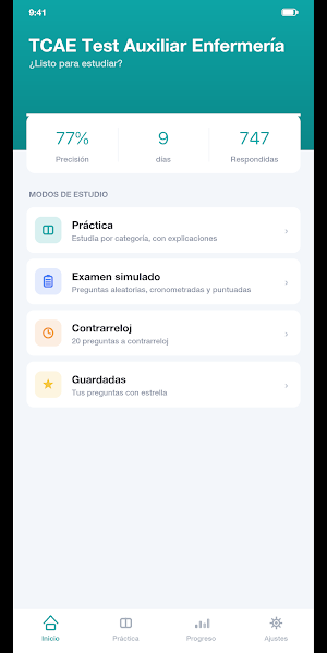 TCAE Test Auxiliar Enfermería Screenshot 0