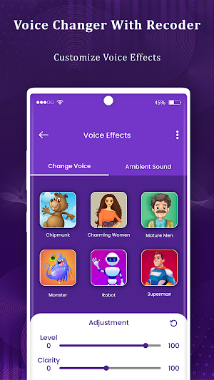 Voice Changer - Audio Effects Screenshot 1