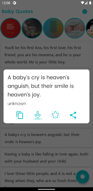 Baby Quotes and Sayings Screenshot 2
