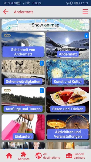 Andermatt city guide Screenshot 1