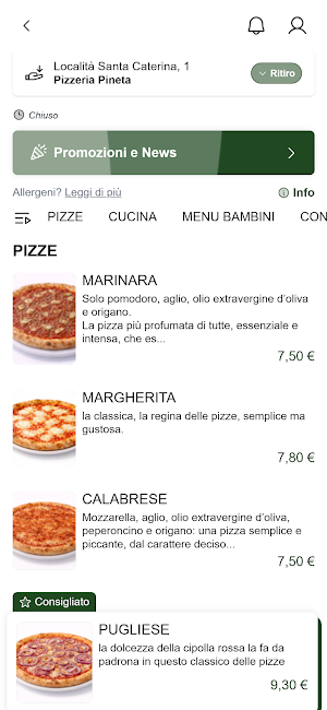 Pizzeria Pineta Screenshot 1
