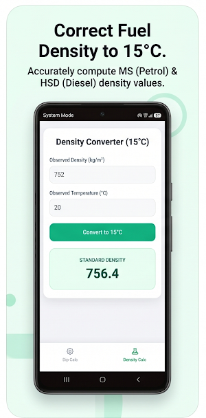Density and Dip Calculator Screenshot 0