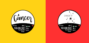 Cancer Zodiac Sign Watch Face Screenshot 2