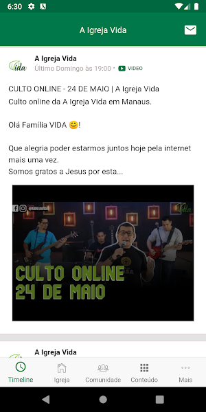 A Igreja Vida Screenshot 2