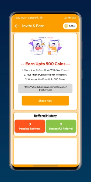 xFire: Earn Cash & Redeem Code Screenshot 2