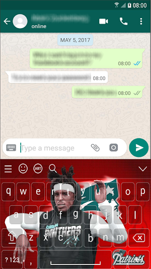 Cam Newton Patriots Keyboard NFL 2020 For Lovers Screenshot 1