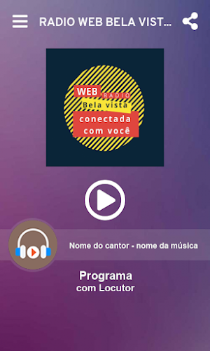 Rádio web bela vista Screenshot 1