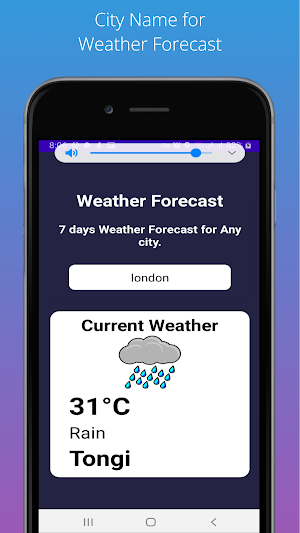 Weather Forecast Screenshot 1