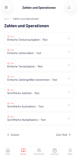 Potenzialtest Vorbereitung Screenshot 1