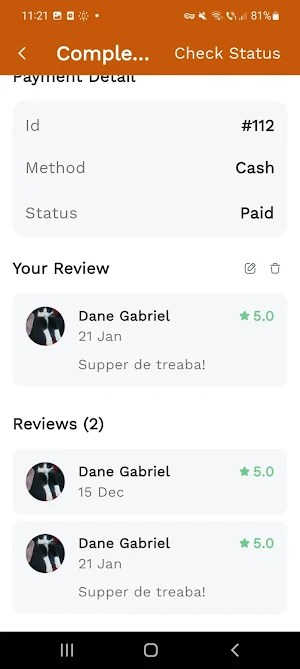 THService Screenshot 2