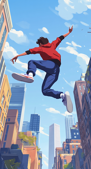 Parkour Runner : JPrifat Game Screenshot 2