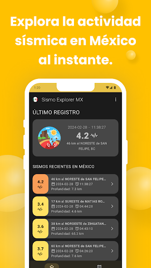 Sismo Explorer MX Screenshot 1