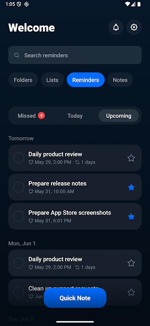 Brain Order: Tasks & Notes Screenshot 2