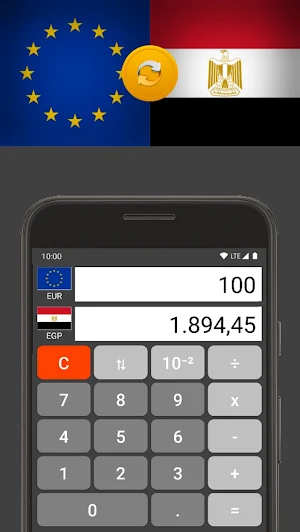 Euro / Egyptian Pound Screenshot 0