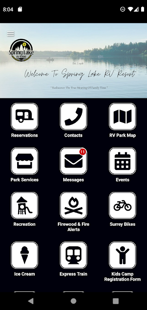 Spring Lake RV Resort Screenshot 0