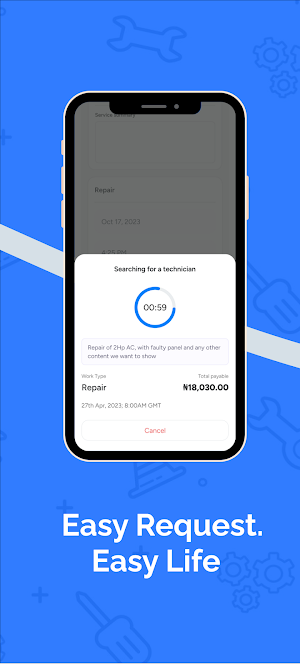 Fixr Customer App Screenshot 2