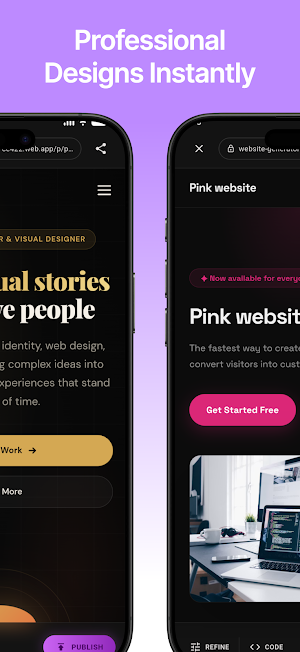 AI Landing Page: Web Builder Screenshot 3