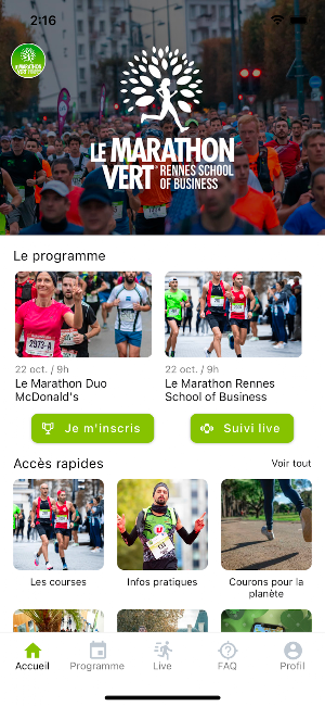 Marathon Vert de Rennes Screenshot 1